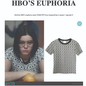 OORI OTT COCO JACQUARD SET SHIRT - BLACK/WHITE